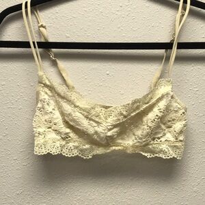 Pins & Needles Cream Lace Bandeau